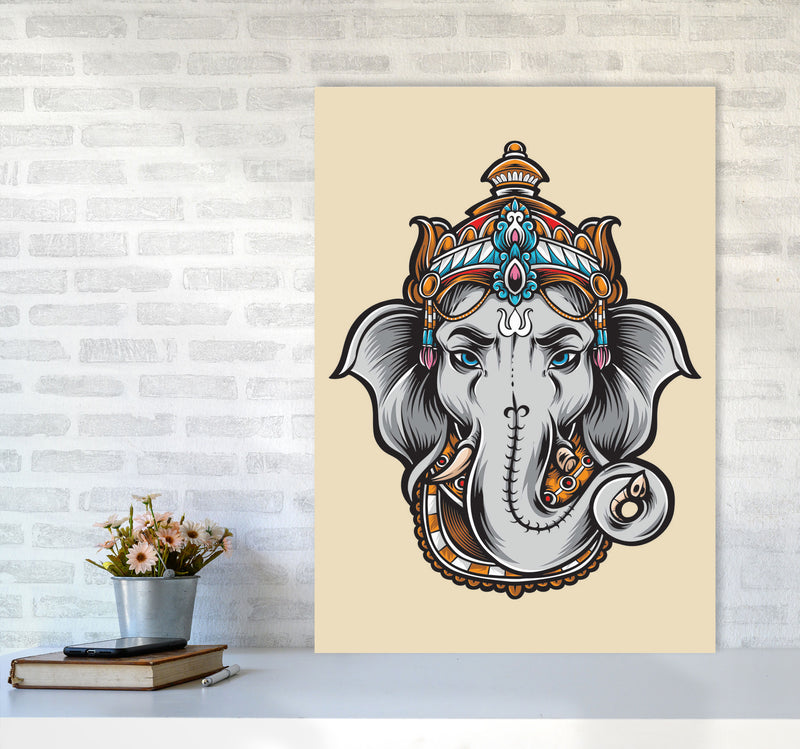 Ask Lord Ganesha Art Print by Jason Stanley A1 Black Frame