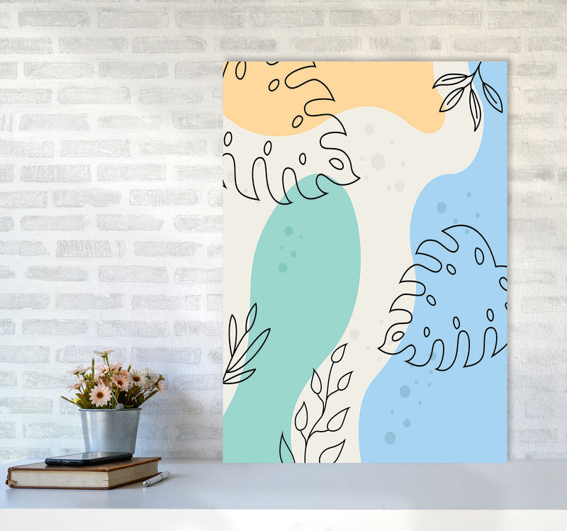 Abstract Leaves I Art Print by Jason Stanley A1 Black Frame