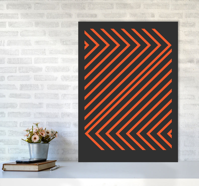 Pattern Series -1 Art Print by Jason Stanley A1 Black Frame