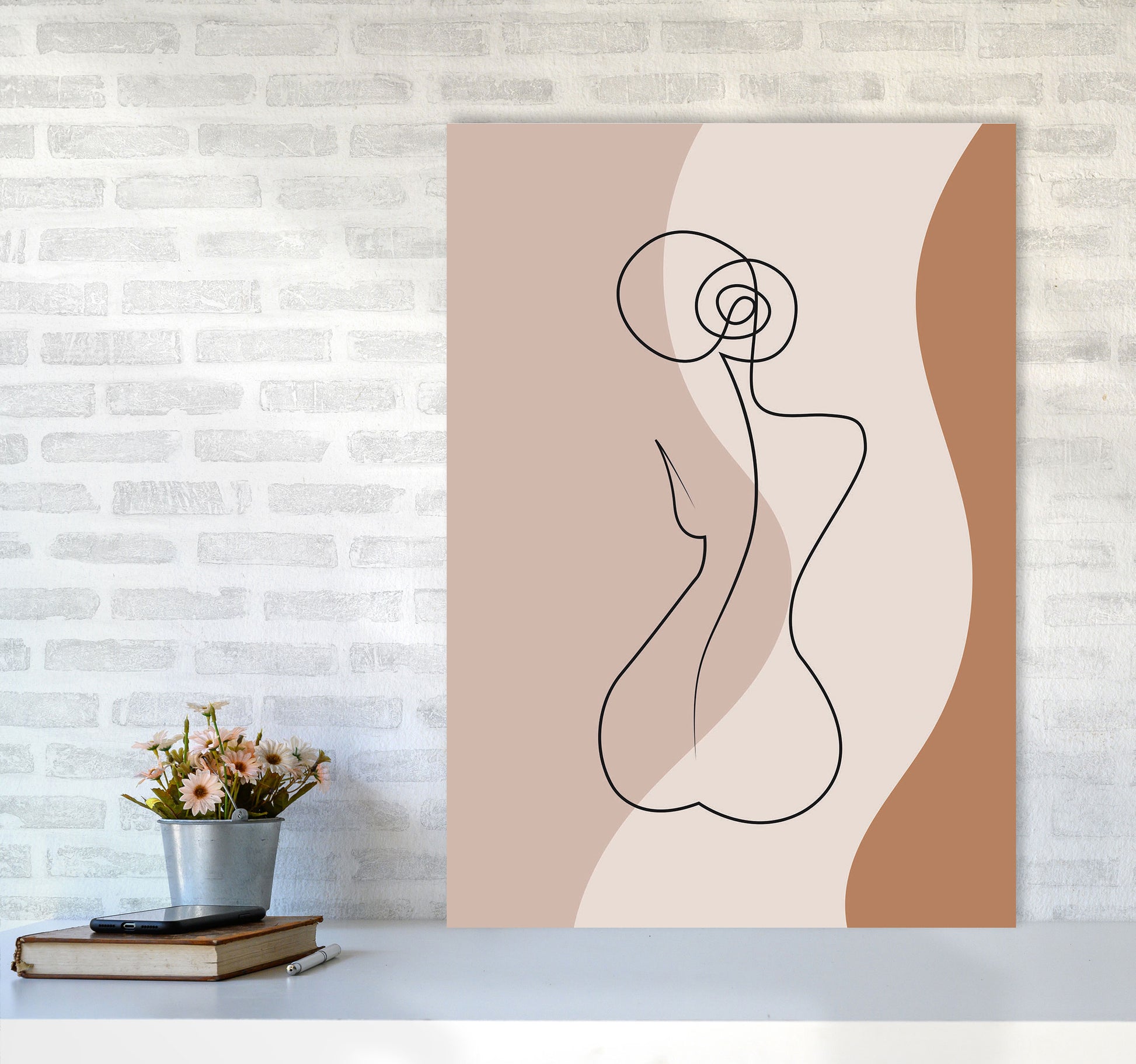 Female Figure I Art Print by Jason Stanley A1 Black Frame
