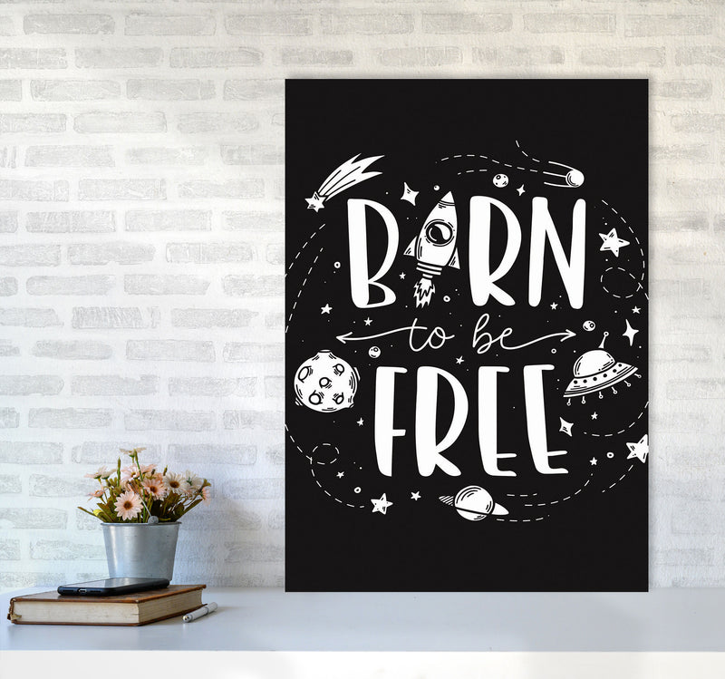 Born To Be Free Art Print by Jason Stanley A1 Black Frame