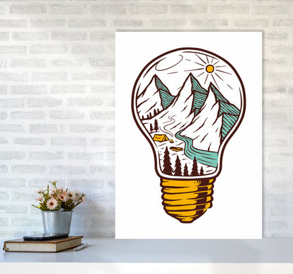 I Have An Idea Art Print by Jason Stanley A1 Black Frame