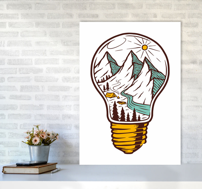 I Have An Idea Art Print by Jason Stanley A1 Black Frame