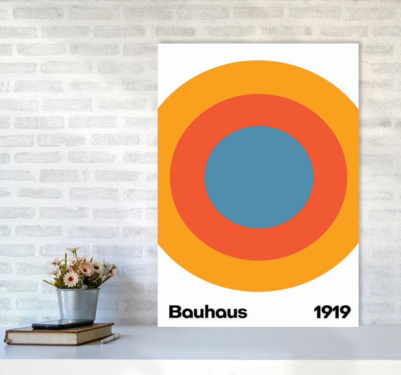Bauhaus Circle Art Print by Jason Stanley A1 Black Frame