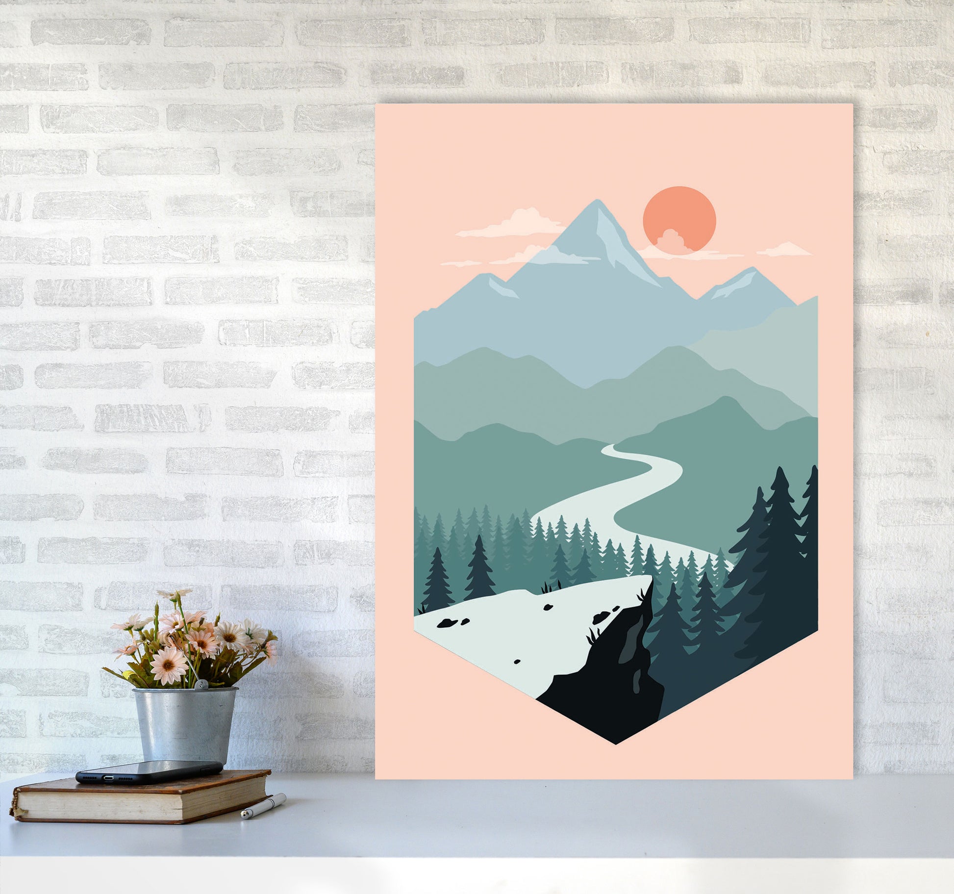 Get Out There Art Print by Jason Stanley A1 Black Frame
