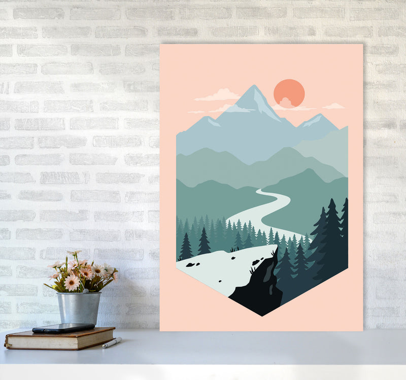 Get Out There Art Print by Jason Stanley A1 Black Frame