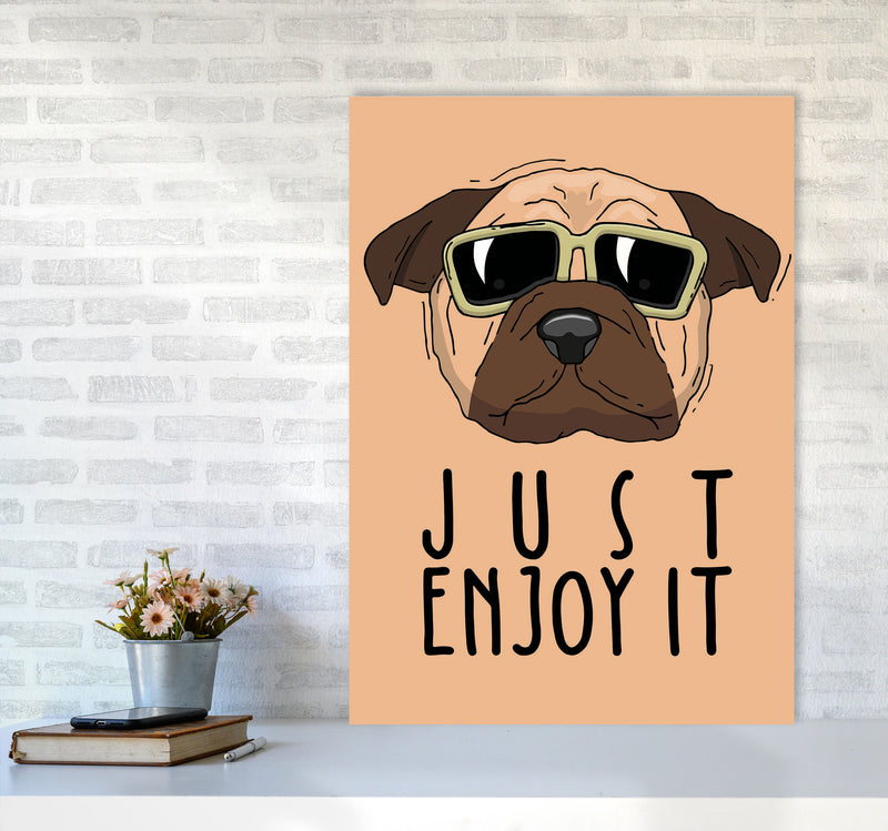 Just Enjoy It Art Print by Jason Stanley A1 Black Frame