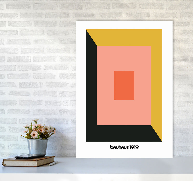Bauhaus 1919 Art Print by Jason Stanley A1 Black Frame