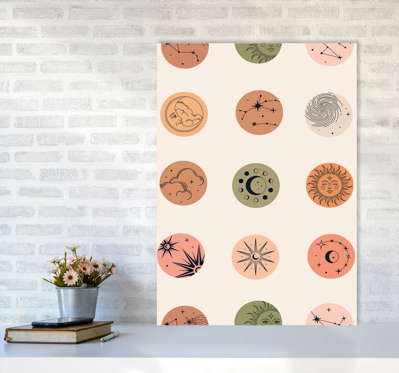 Sun And Moon Art Print by Jason Stanley A1 Black Frame