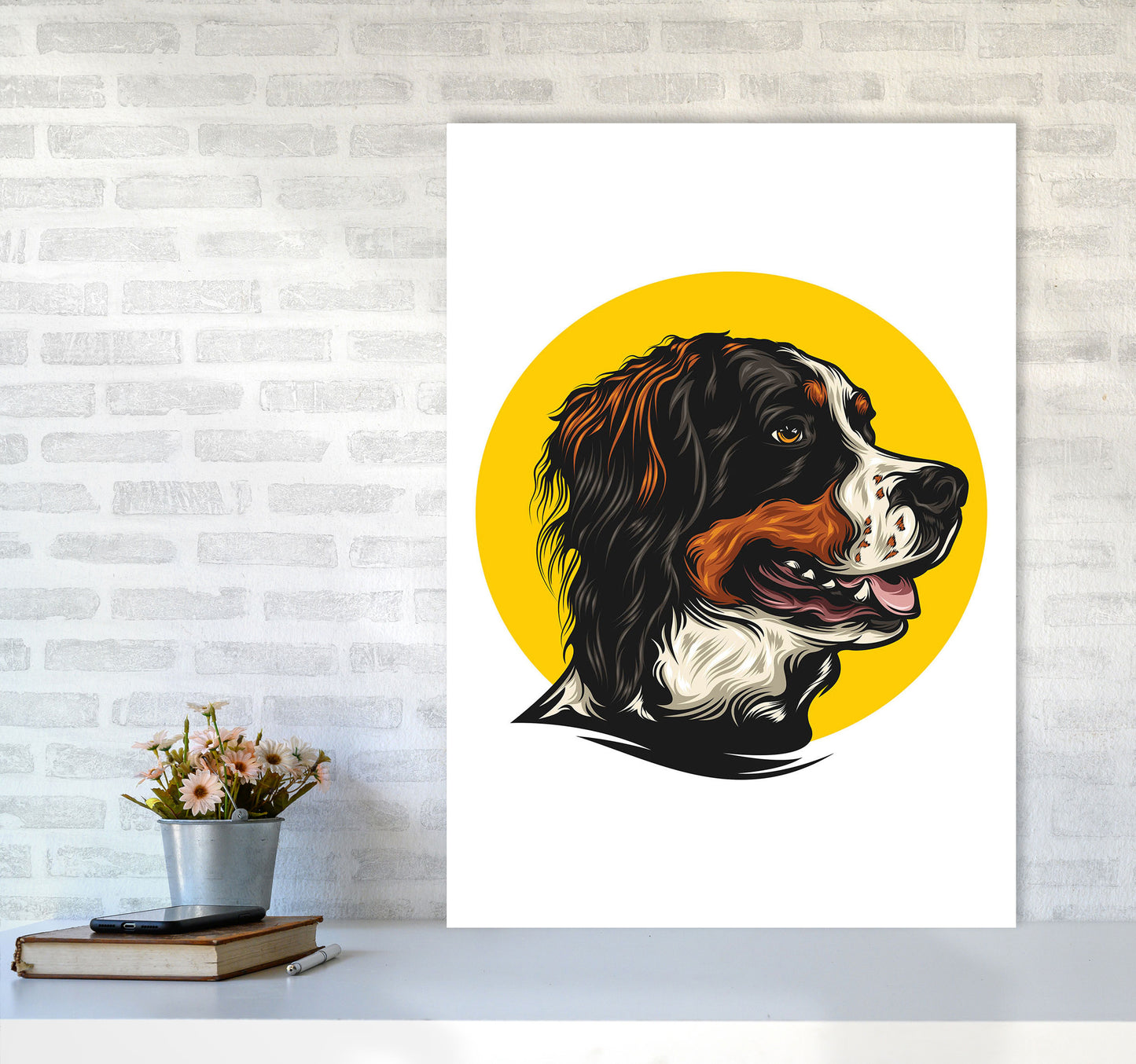 The Best Boy Art Print by Jason Stanley A1 Black Frame