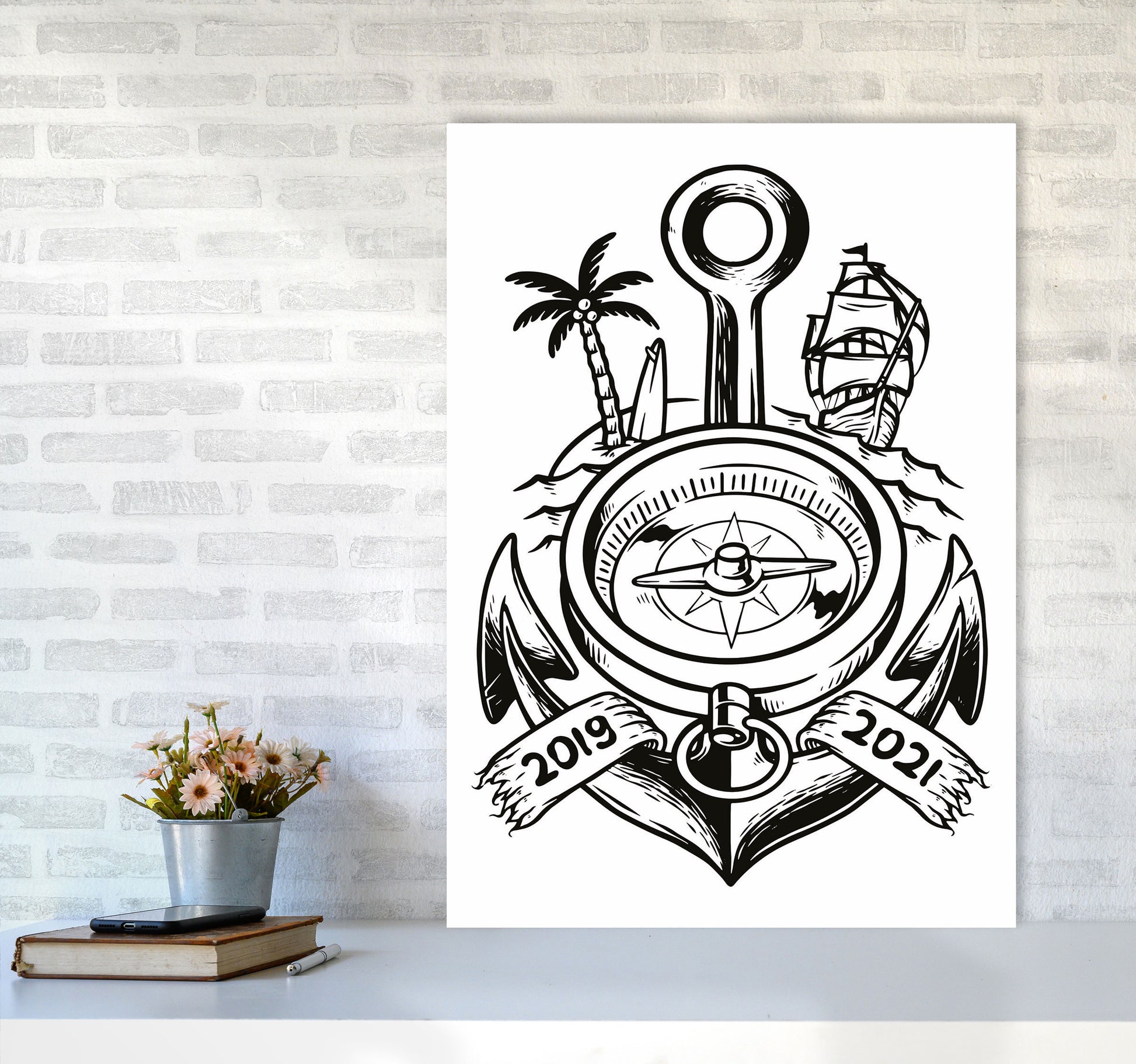 Yarrrrrrrrrr Art Print by Jason Stanley A1 Black Frame