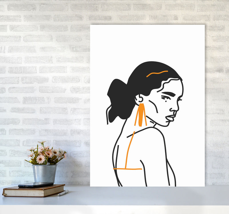 Strong Woman Art Print by Jason Stanley A1 Black Frame