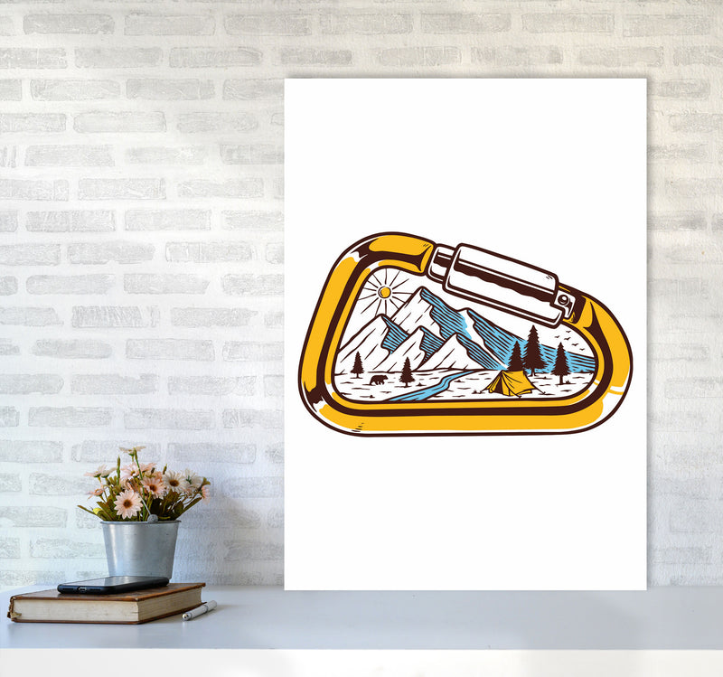 Caribiner Art Print by Jason Stanley A1 Black Frame