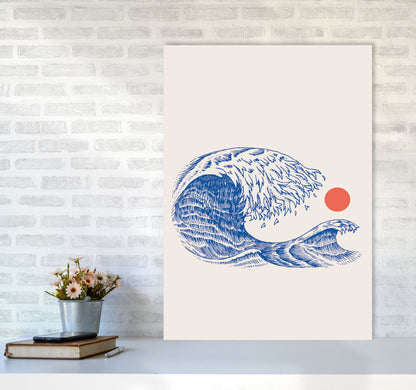 The Wave II Art Print by Jason Stanley A1 Black Frame