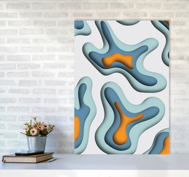 Paper Cut 1 Art Print by Jason Stanley A1 Black Frame