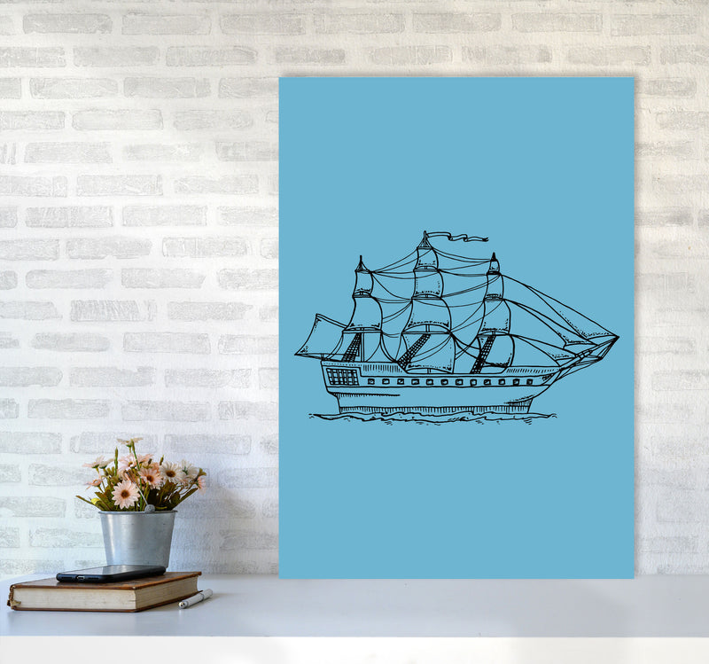 Above Sea Art Print by Jason Stanley A1 Black Frame