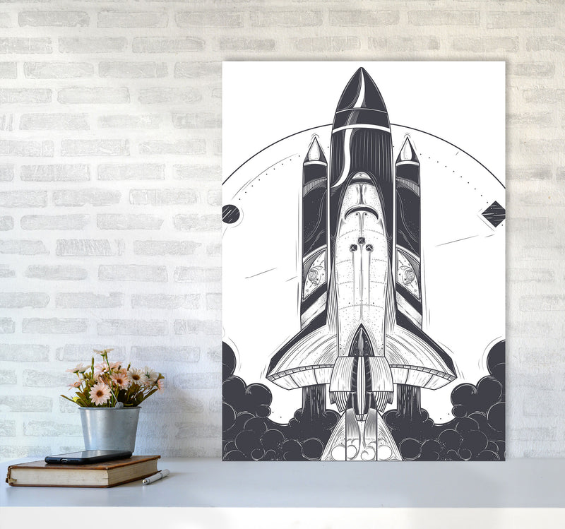 Blastoff! Art Print by Jason Stanley A1 Black Frame