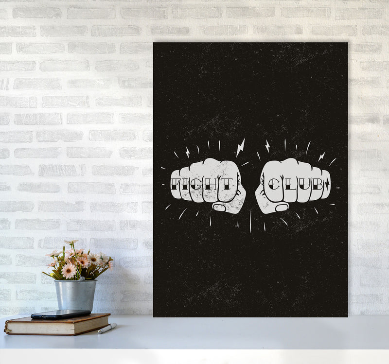 Fight Club Art Print by Jason Stanley A1 Black Frame