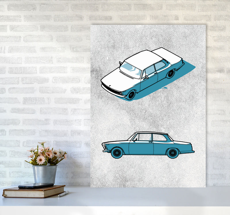 Minimal Car Series I Art Print by Jason Stanley A1 Black Frame