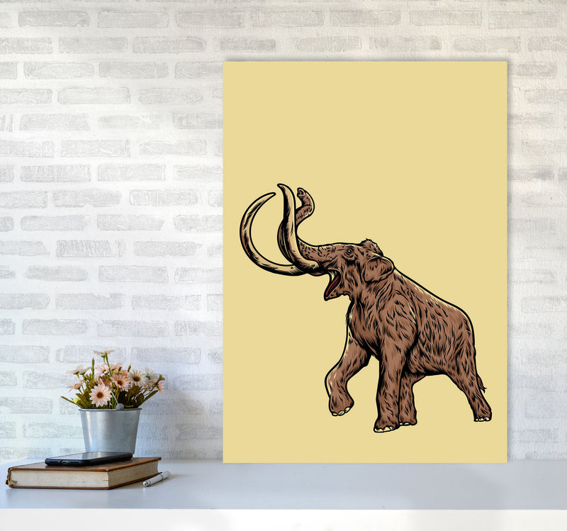 Mammoth Art Print by Jason Stanley A1 Black Frame