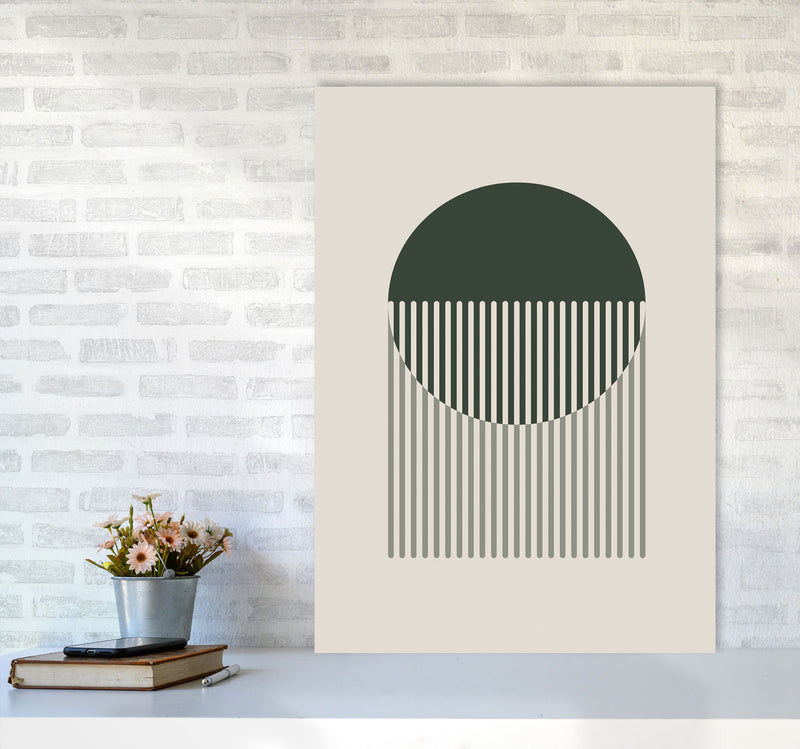 Minimal Abstract Circles IIII Art Print by Jason Stanley A1 Black Frame