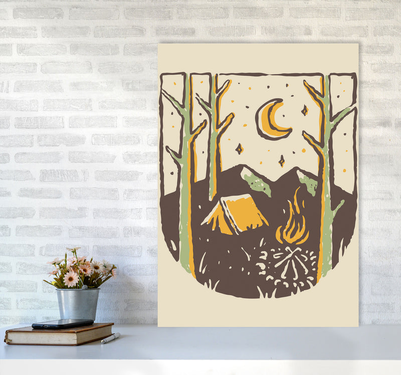 Camp Vibes Only Art Print by Jason Stanley A1 Black Frame