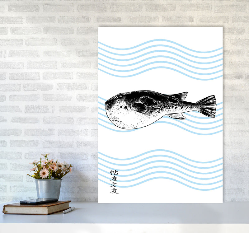 Fugu Art Print by Jason Stanley A1 Black Frame
