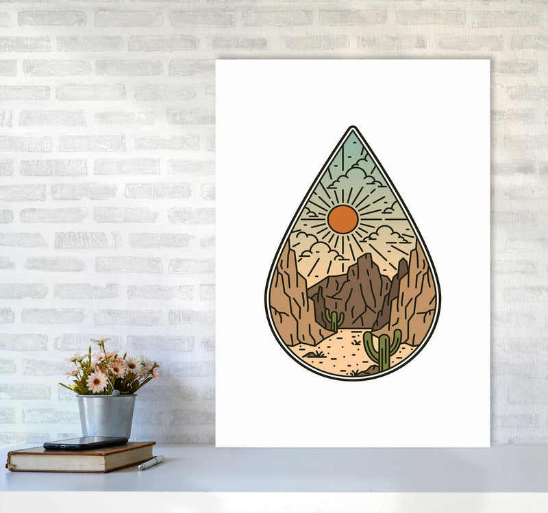 Desert Vibes II Art Print by Jason Stanley A1 Black Frame