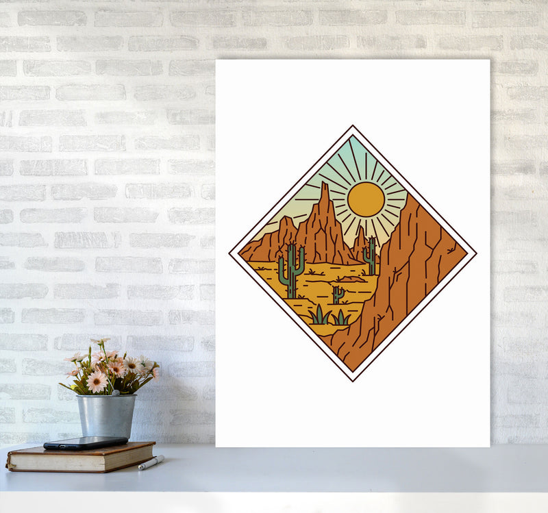 Desert Vibes Art Print by Jason Stanley A1 Black Frame