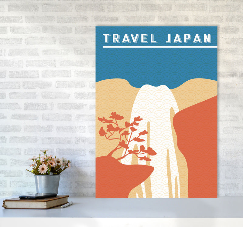 Traval Japan Minimilism I Art Print by Jason Stanley A1 Black Frame