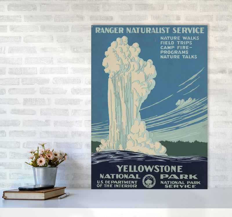 Yellowstone National Park Art Print by Jason Stanley A1 Black Frame