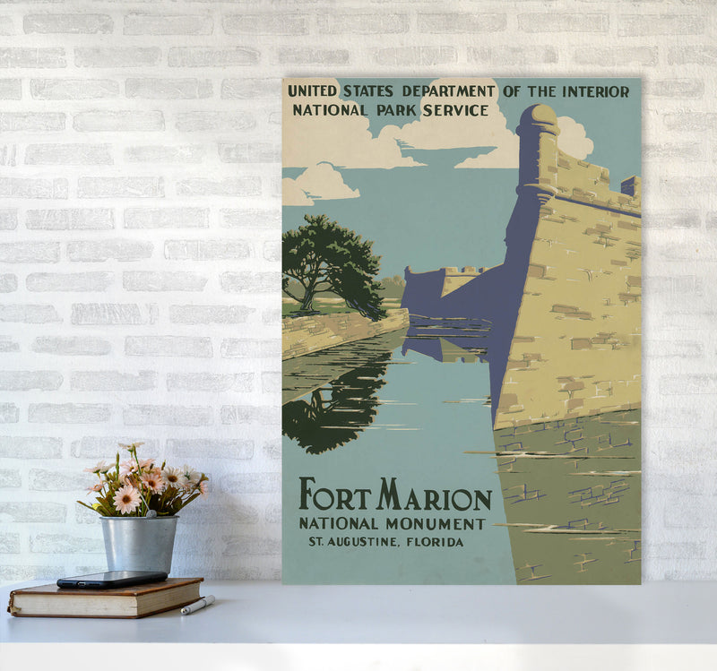 Fort Marion National Park Art Print by Jason Stanley A1 Black Frame