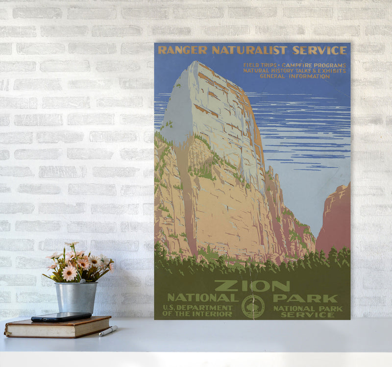 Zion National Park Art Print by Jason Stanley A1 Black Frame