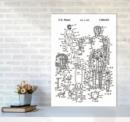 Kids Toy Patent Art Print by Jason Stanley A1 Black Frame