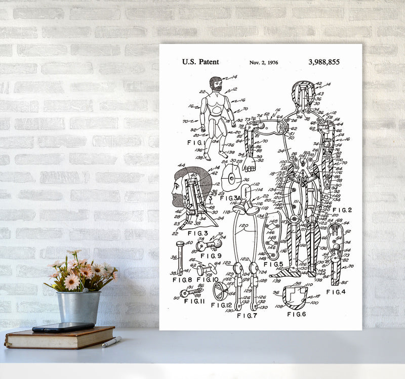 Kids Toy Patent Art Print by Jason Stanley A1 Black Frame
