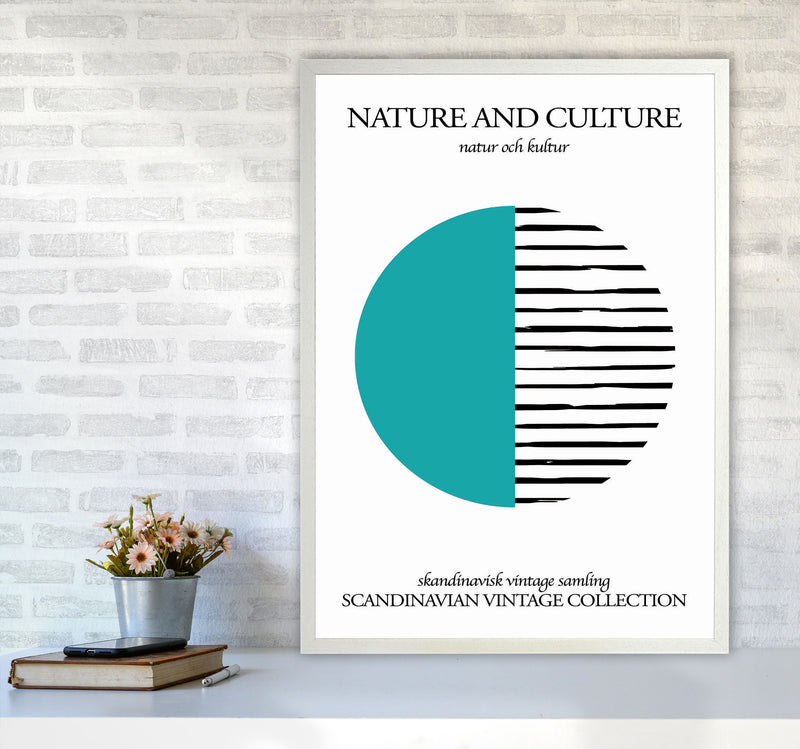 Nature And Culture Scandinavian Collection IV Art Print by Jason Stanley A1 Oak Frame