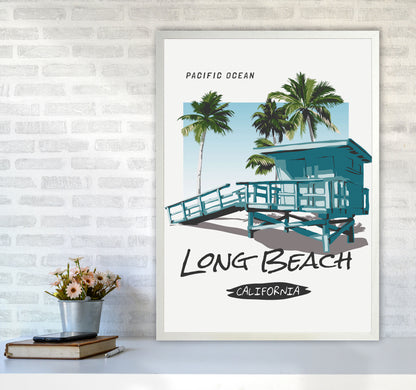 Going, Going, Back, Back, To, Cali, Cali Art Print by Jason Stanley A1 Oak Frame