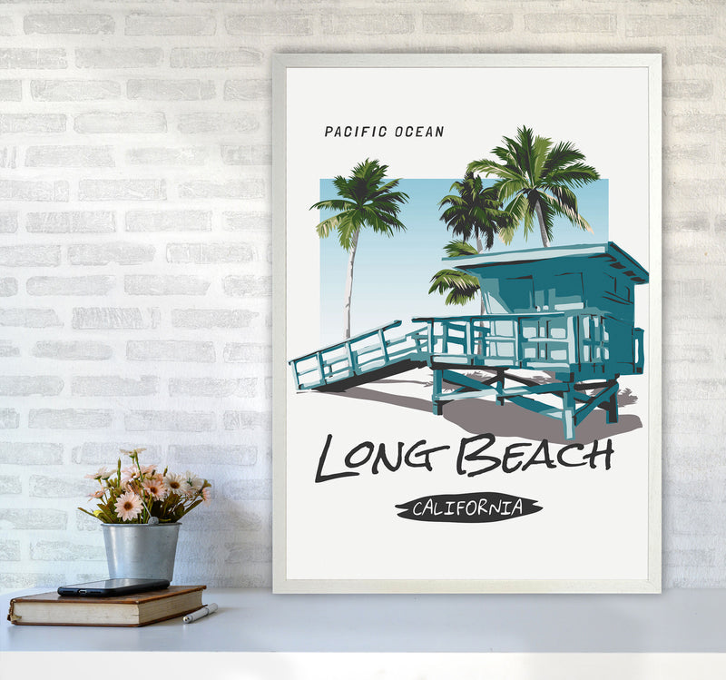 Going, Going, Back, Back, To, Cali, Cali Art Print by Jason Stanley A1 Oak Frame