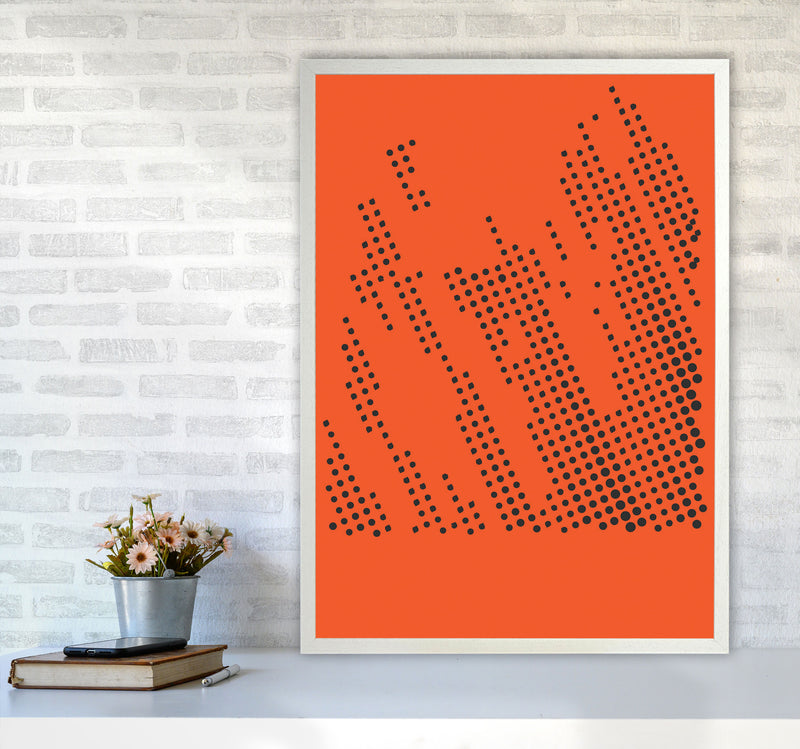 Minimal Geometric Series - 41 Art Print by Jason Stanley A1 Oak Frame