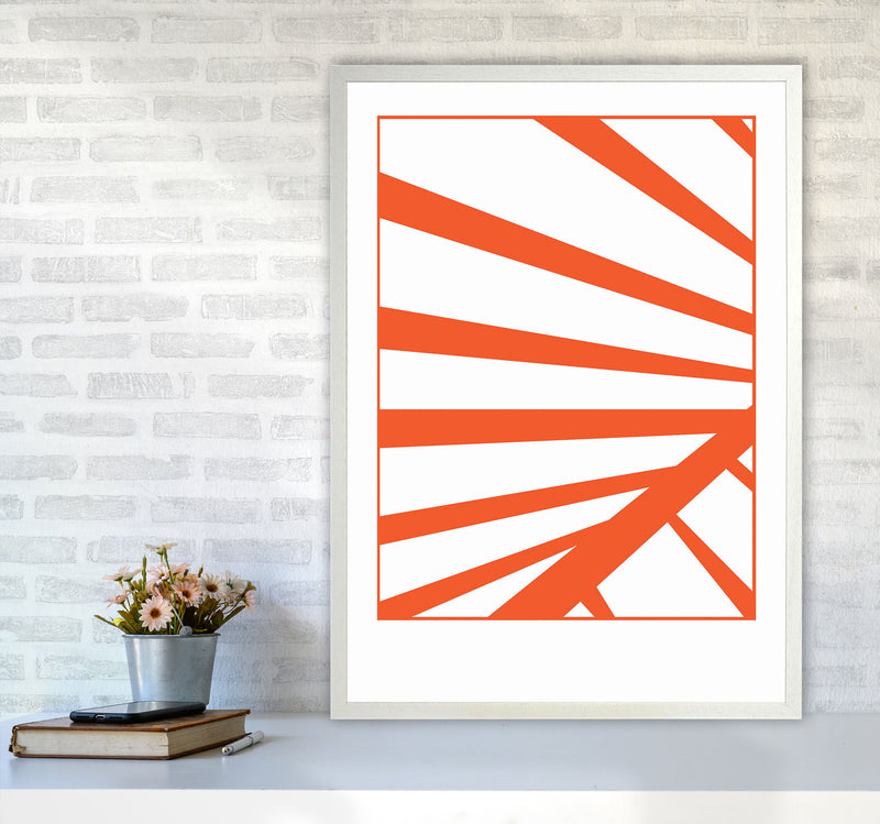 Minimal Geometric Series - 26 Art Print by Jason Stanley A1 Oak Frame