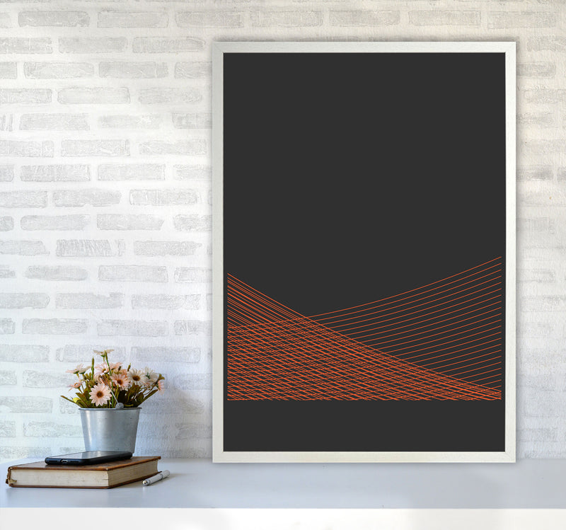 Minimal Geometric Series - 11 Art Print by Jason Stanley A1 Oak Frame