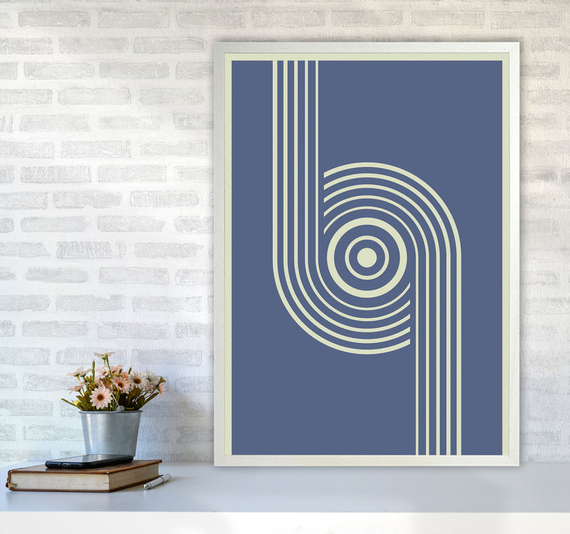 Minimal Geometric Series - 10 Art Print by Jason Stanley A1 Oak Frame