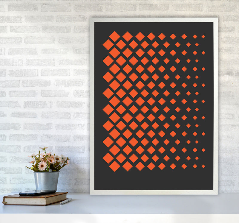 Minimal Geometric Series - 33 Art Print by Jason Stanley A1 Oak Frame