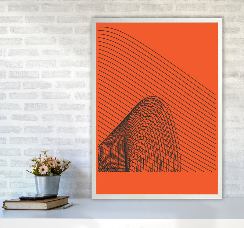 Minimal Geometric Series - 12 Art Print by Jason Stanley A1 Oak Frame
