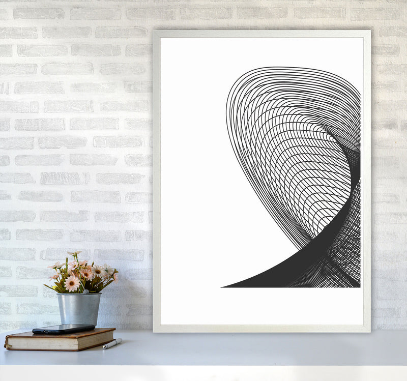 Minimal Geometric Series - 14 Art Print by Jason Stanley A1 Oak Frame