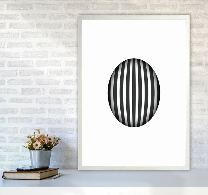 Minimal Geometric Series - 47 Art Print by Jason Stanley A1 Oak Frame