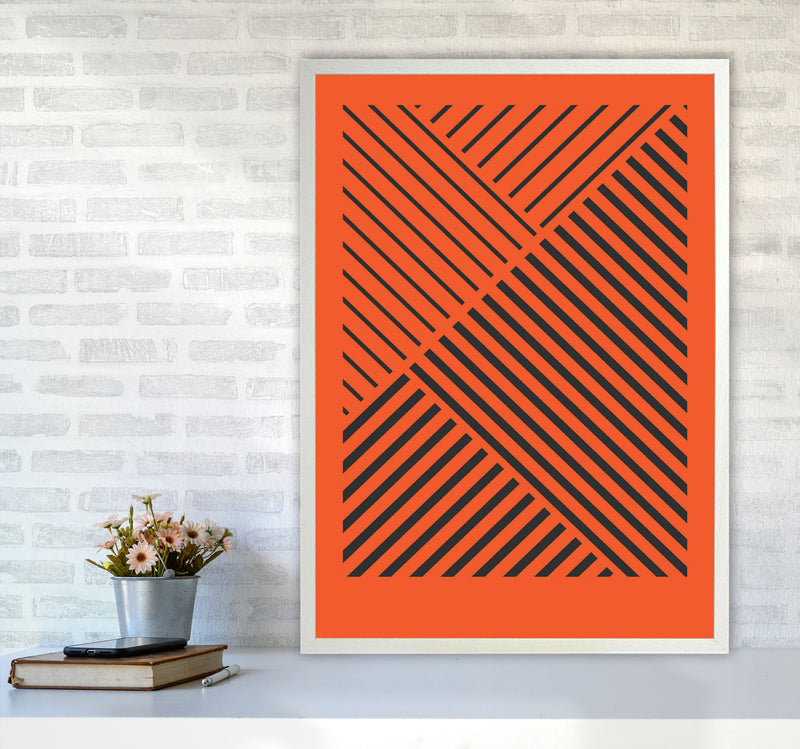 Minimal Geometric Series - 23 Art Print by Jason Stanley A1 Oak Frame