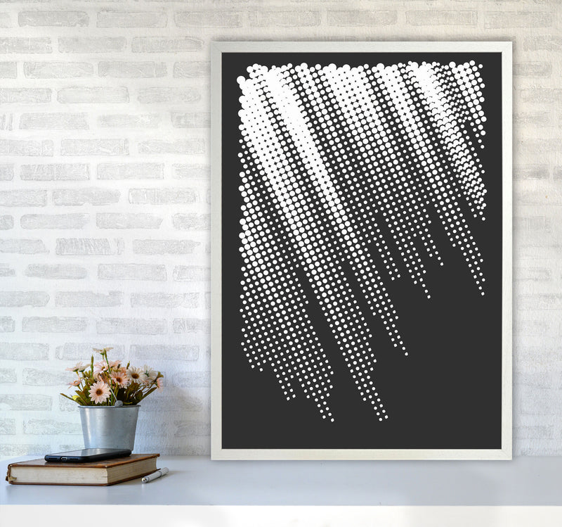 Minimal Geometric Series - 40 Art Print by Jason Stanley A1 Oak Frame