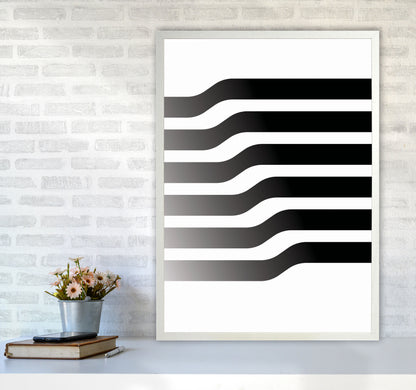 Minimal Geometric Series - 3 Art Print by Jason Stanley A1 Oak Frame