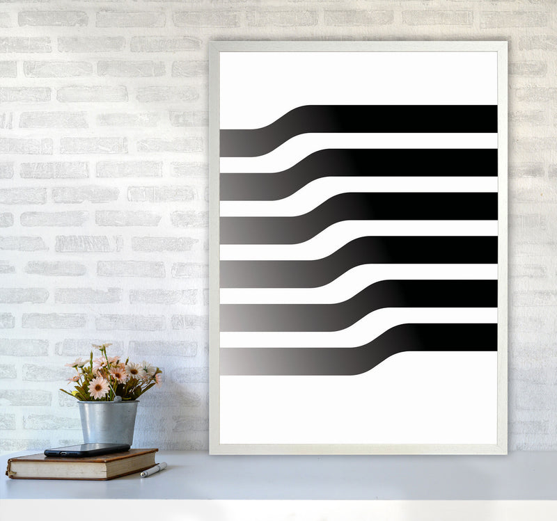 Minimal Geometric Series - 3 Art Print by Jason Stanley A1 Oak Frame